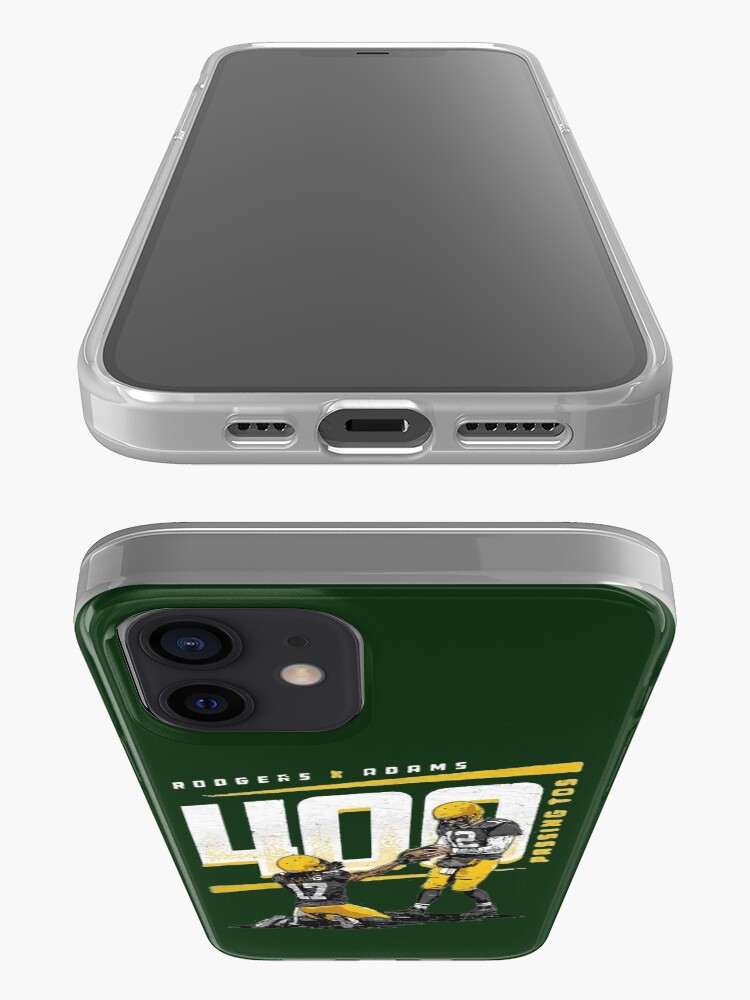 Alternate view of Rodgers and Adams 400 passing tos for Green Bay Packers fans iPhone Case & Cover