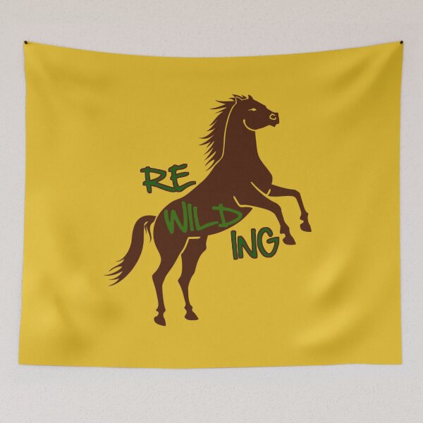 Item preview, Rewilding wild horse wild horses designed and sold by PaulS34.