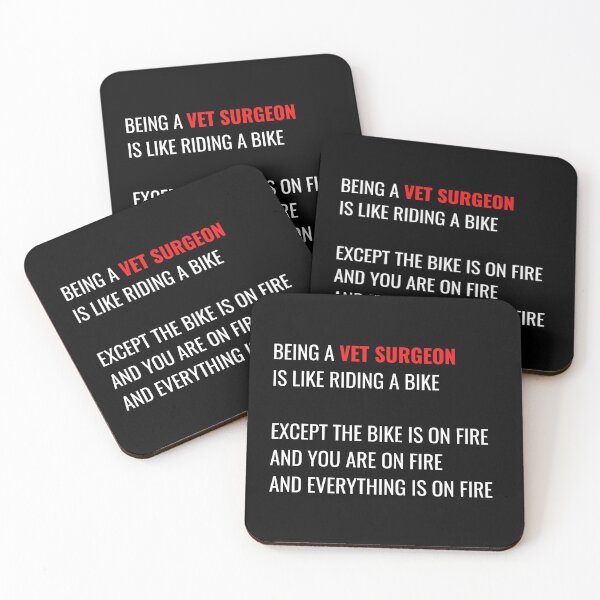 Item preview, Vet Surgeon On Fire designed and sold by Lolas-Creations.