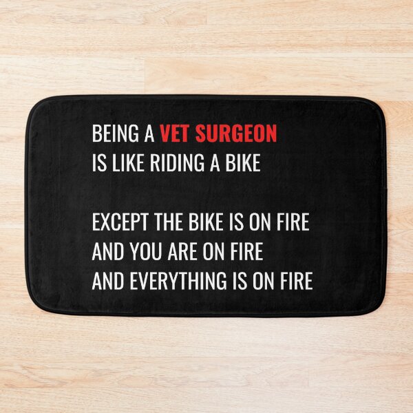 Item preview, Vet Surgeon On Fire designed and sold by Lolas-Creations.