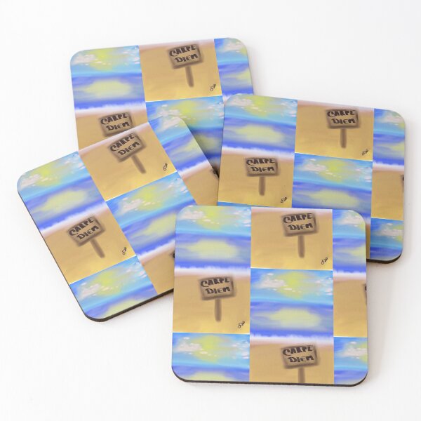 Item preview, Carpe Diem Sign on the Beach designed and sold by SashaSprite.