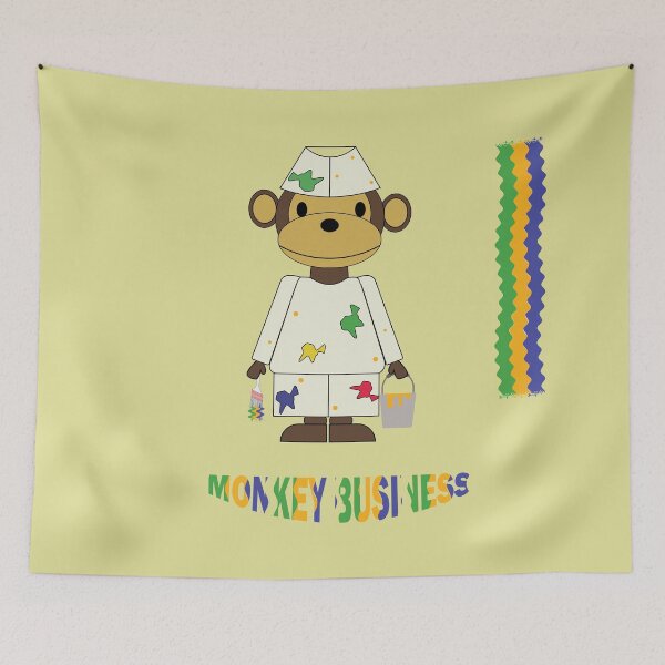 Item preview, Monkey business - cute monkey designed and sold by J-Klix.