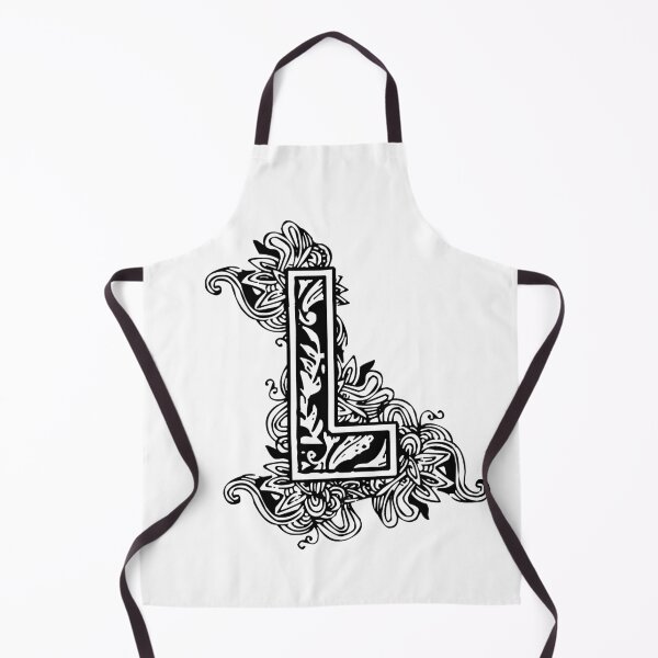 Item preview, Floral letter L designed and sold by DarkArtStudio.