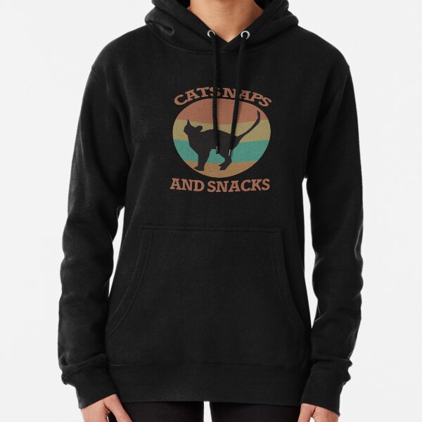 cats naps and snacks sweatshirt