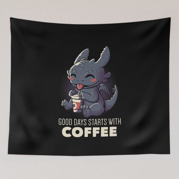 Item preview, Good Days Starts With Coffee Funny Cute Gift designed and sold by EduEly.