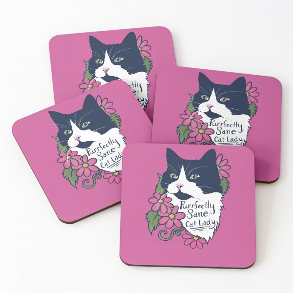 Item preview, Purrfectly sane cat lady designed and sold by FrictionMaxxing.