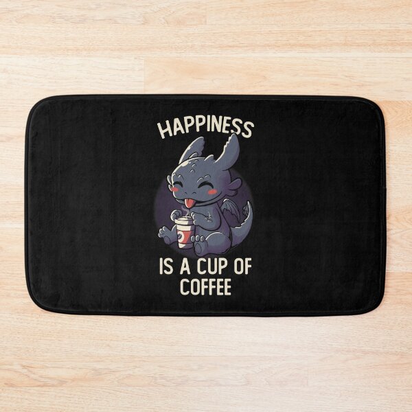 Item preview, Happiness Is A Cup Of Coffee Funny Cute Gift designed and sold by EduEly.