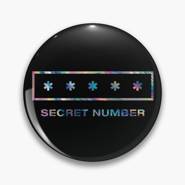 Item preview, SECRET NUMBER - Cute Kpop Girl Group Name Text AESTHETIC designed and sold by SugarSaint.