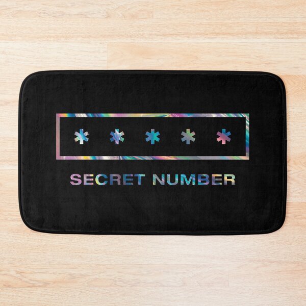 Item preview, SECRET NUMBER - Cute Kpop Girl Group Name Text AESTHETIC designed and sold by SugarSaint.