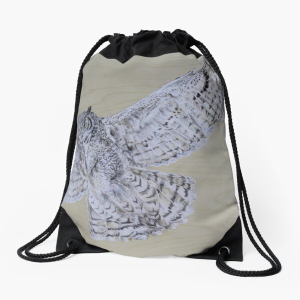 Ernest the Owl Drawstring Bag
