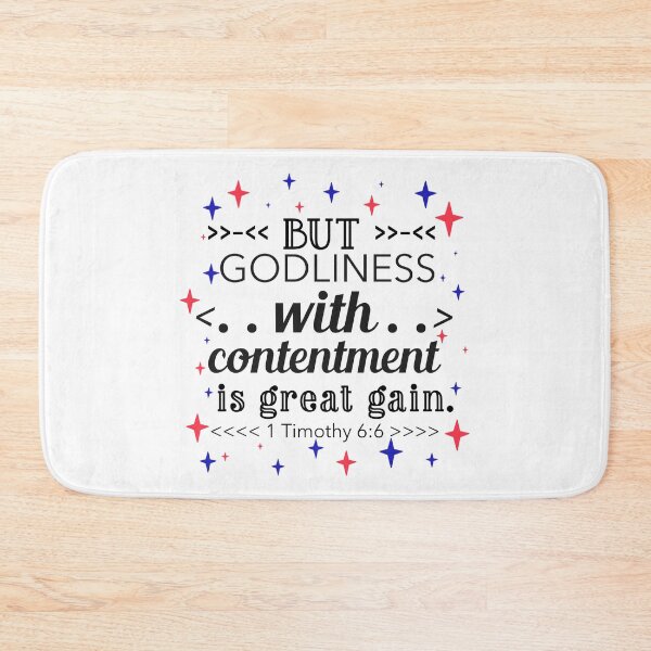 Item preview, Pero gran ganancia es la piedad acompañada de contentamiento, 1 Timoteo 6: 6 designed and sold by bugtalk.