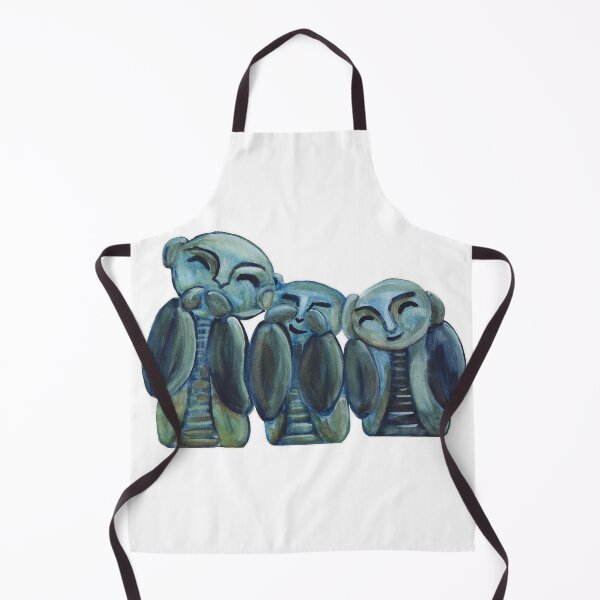 Item preview, Watercolor - Hear, see, speak no evil  designed and sold by Karolien Kenis.
