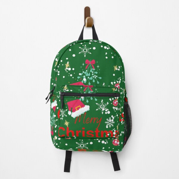 Item preview, Merry Christmas with decoration on dark green background designed and sold by Vero De.
