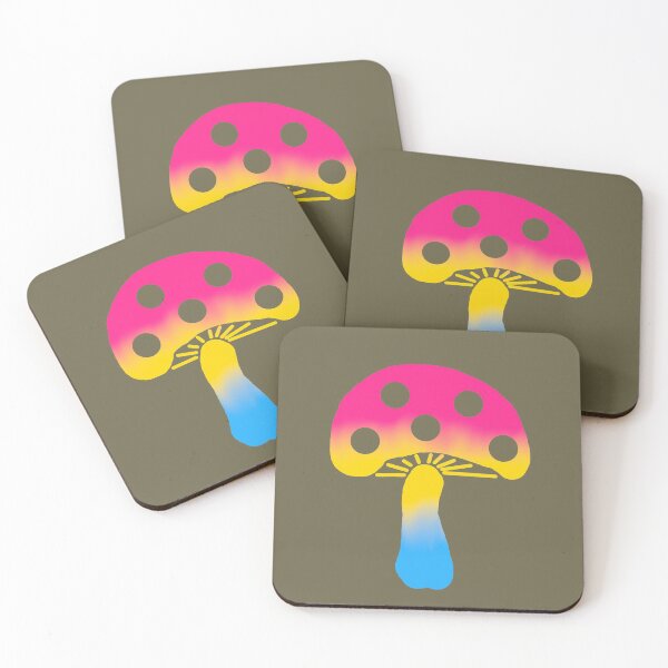 Item preview, Pan Pride Mushroom designed and sold by LochNestFarm.
