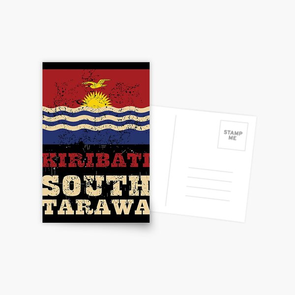 Aperçu de l'œuvre Drapeau de Kiribati créée et vendue par KewaleeTee.