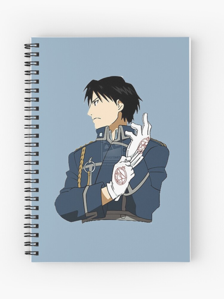 Fullmetal Alchemist Roy Mustang Name Anime Spiral Notebook