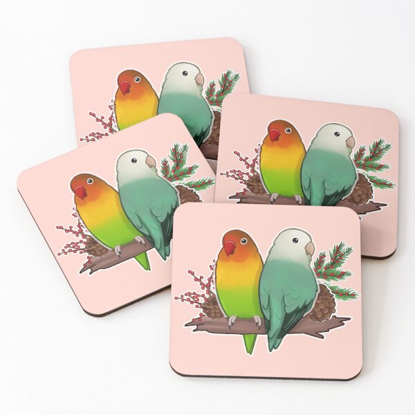 Item preview, Christmas Lovebirds designed and sold by meruesan.