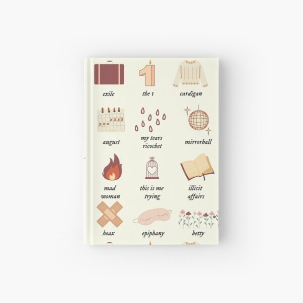 folklore evermore Hardcover Journal