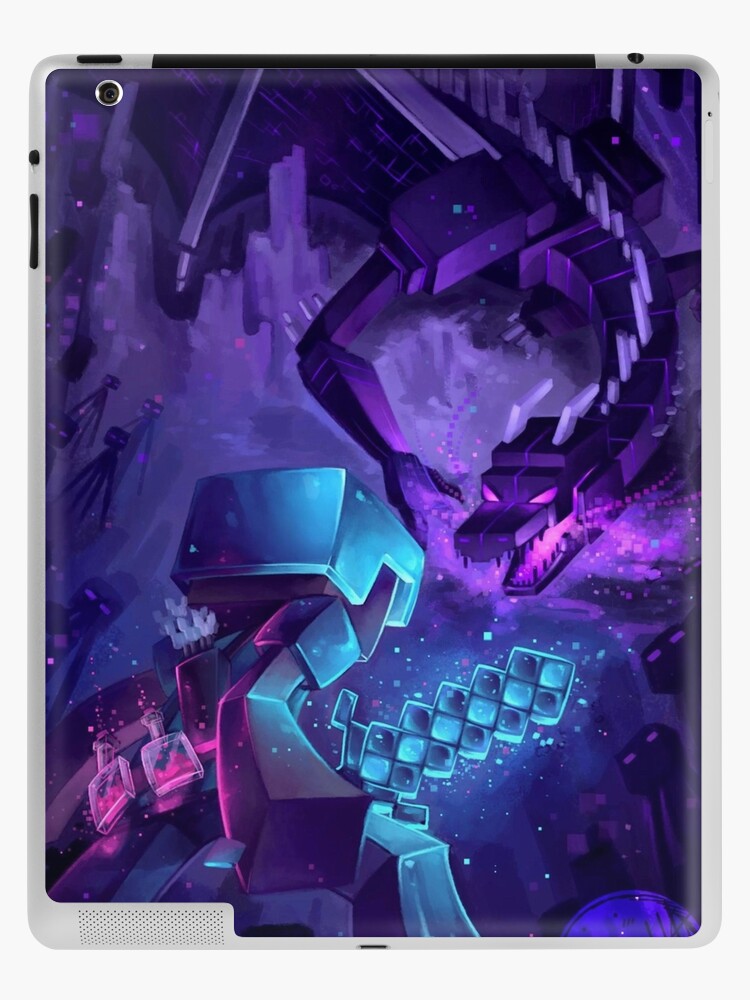 Minecraft Epic Enderdragon Battle Art  iPad Case & Skin for Sale