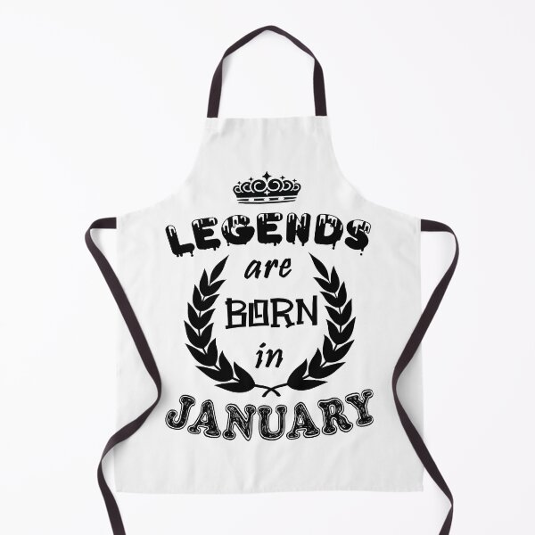 Item preview, Legends Are Born in January designed and sold by ZaydounStark.