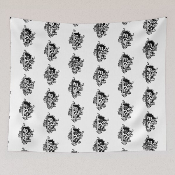 Item preview, Floral letter R designed and sold by DarkArtStudio.