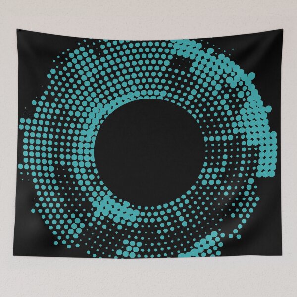 Item preview, Doted in Light Blue and Black Pattern Design 364 designed and sold by Artnigel.