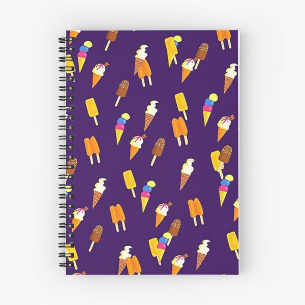 Item preview, Delicious ice creams on purple designed and sold by tetibright.