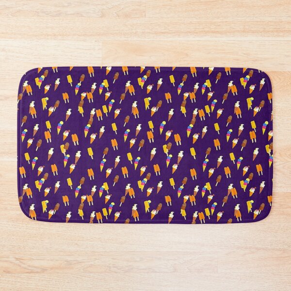 Item preview, Delicious ice creams on purple designed and sold by tetibright.