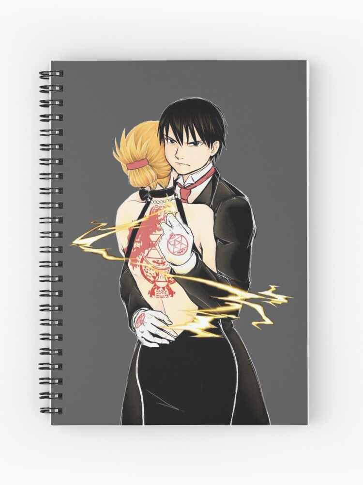 Fullmetal Alchemist Roy Mustang Name Anime Spiral Notebook