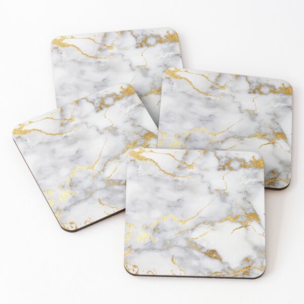 Item preview, Gold and Grey Marble designed and sold by HintofNature.