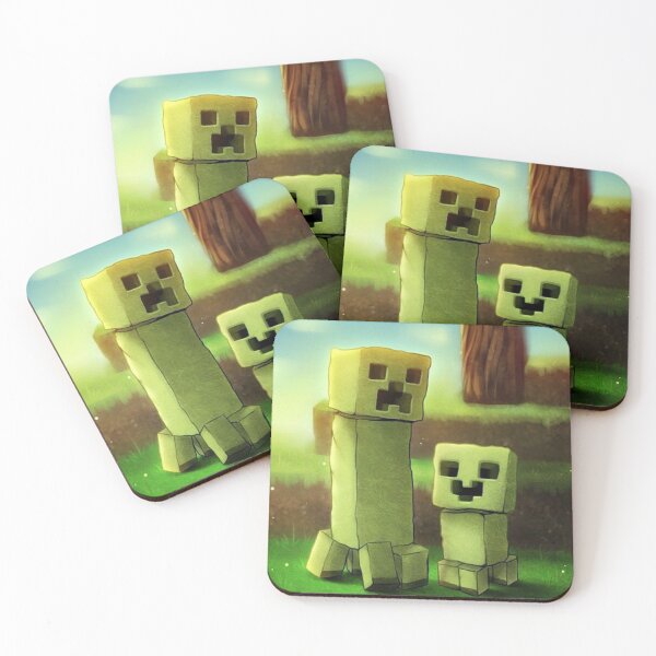 Item preview, Minecraft Creeper Family Cute Art designed and sold by JaypegDesigns.