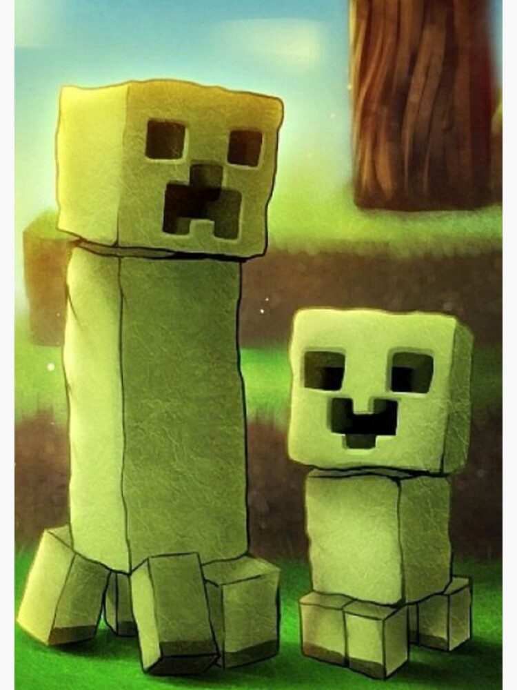 Creeper biology (a little art and study) : r/Minecraft