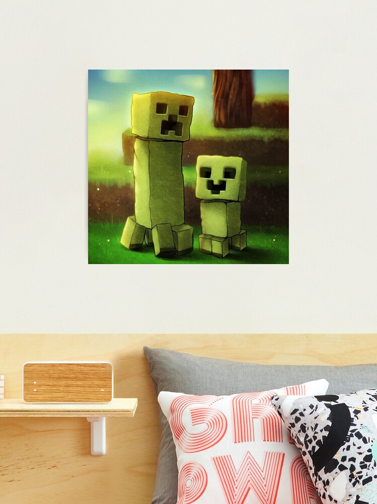 Minecraft Creeper Girl Illustration Meme iPad Case & Skin for Sale by  Destinyplayer