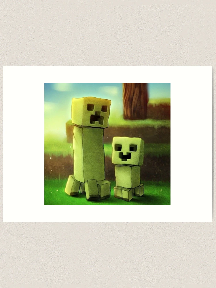 Minecraft Creeper Girl Illustration Meme iPad Case & Skin for Sale by  Destinyplayer