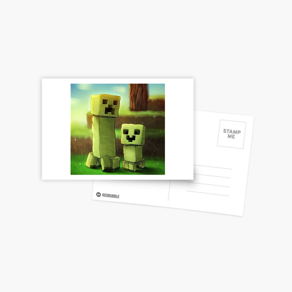 Minecraft Creeper Girl Illustration Meme iPad Case & Skin for Sale by  Destinyplayer
