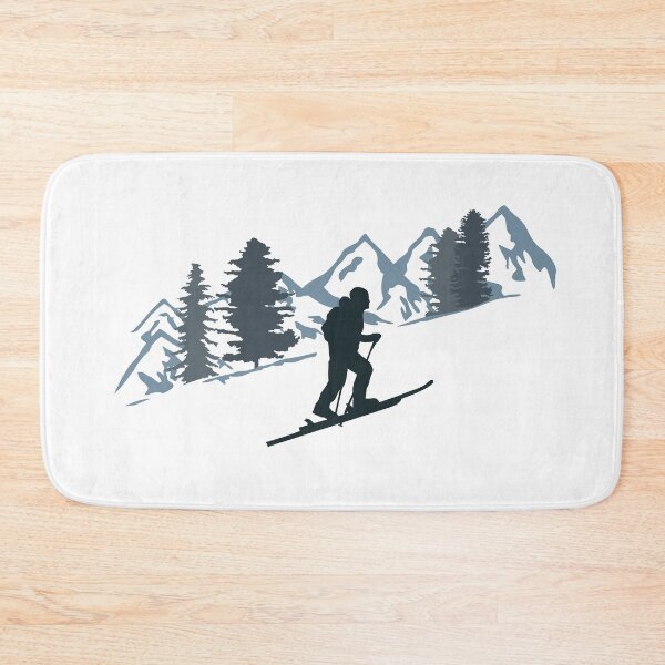 Item preview, Ski touring & mountains designed and sold by claudiasartwork.