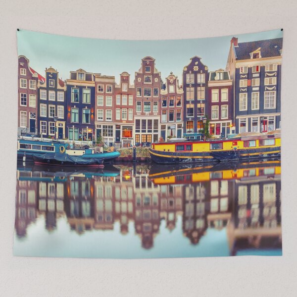 Item preview, Evening Amsterdam Skyline designed and sold by casualism.