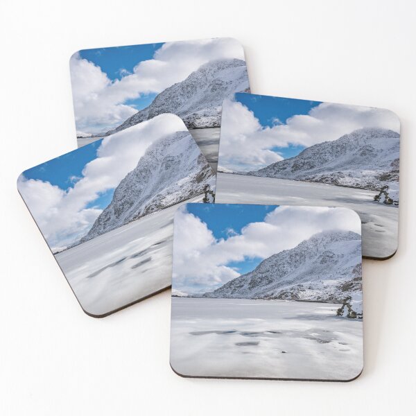Item preview, Frozen Llyn Ogwen Snowdonia Wales designed and sold by AJEvans.