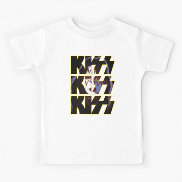 Artikel-Vorschau von KISS Band Triple Logo Raumfahrer Design, designt und verkauft von designminimal.