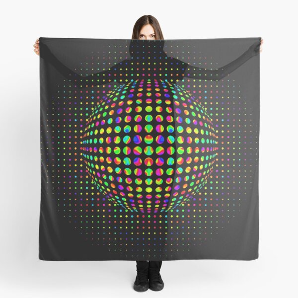 Psychedelic Art, Psychedelia, Psychedelic Pattern, 3d illusion Scarf
