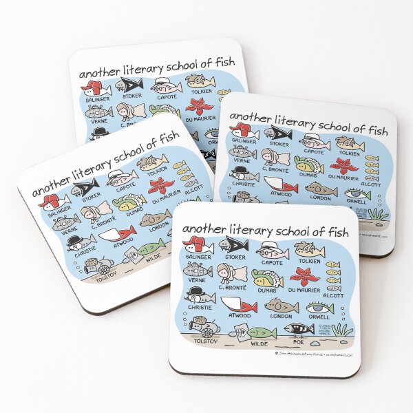 Item preview, another literary school if fish designed and sold by WrongHands.