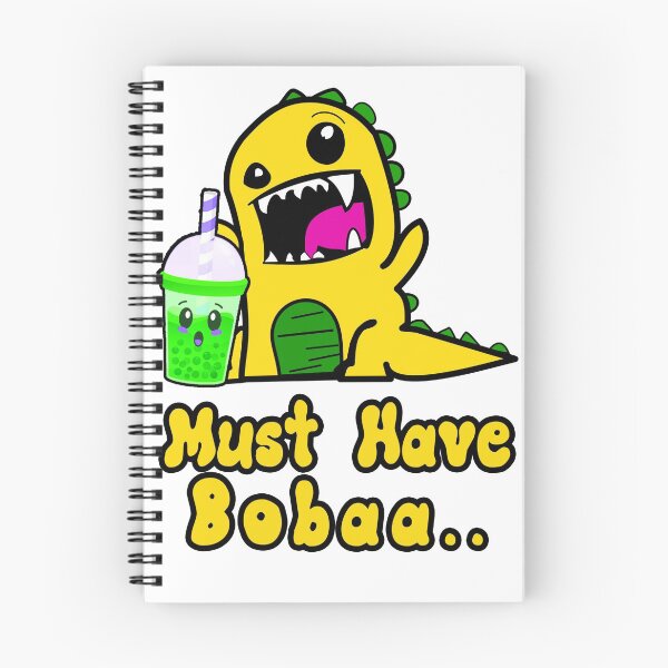 Item preview, Cute Scary Kawaii Dino Obsessed Must Have Boba Drink designed and sold by Yellow Coffee.