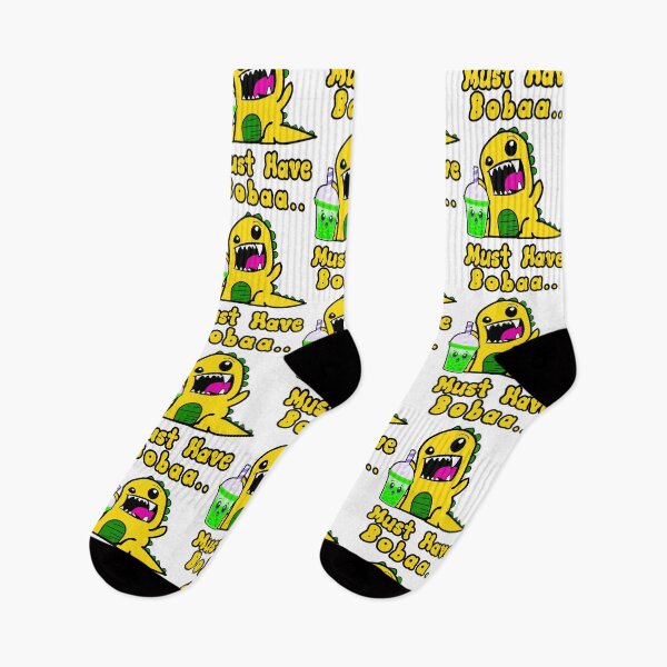 Item preview, Cute Scary Kawaii Dino Obsessed Must Have Boba Drink designed and sold by Yellow Coffee.
