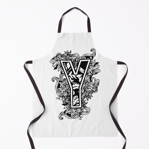 Item preview, Floral letter Y designed and sold by DarkArtStudio.