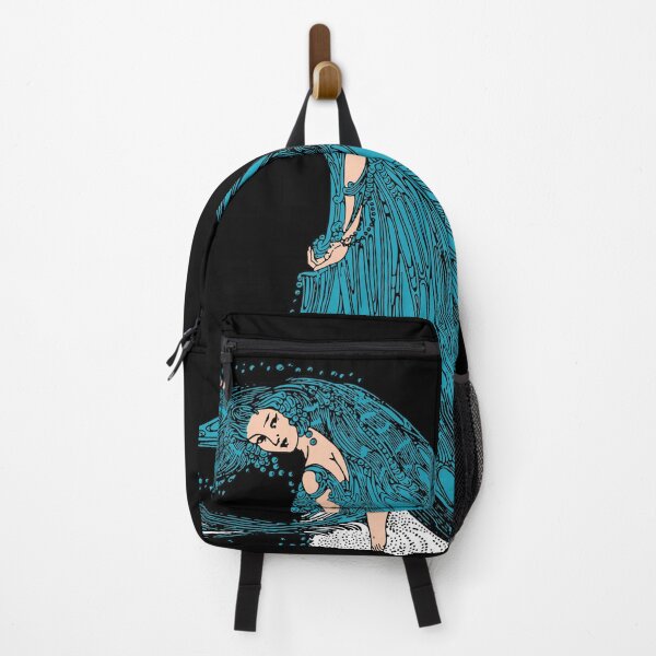 Item preview, Sea Goddess Ocean Waves Black designed and sold by cannevas.