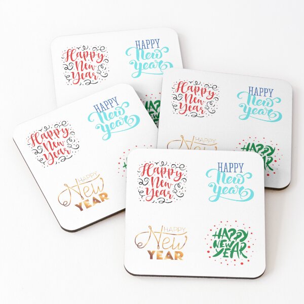 Item preview, happy new year stylish cool colorful typography  designed and sold by AnujShah7.