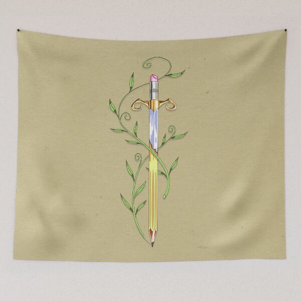 Item preview, A pencil as mighty as a sword designed and sold by MatthewJSimpson.