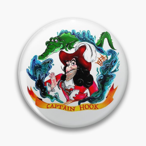 Item preview, Captain Hook Pirate Villain designed and sold by ArtByShannon.