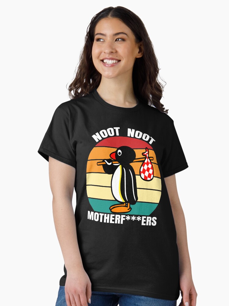 Imagen 2 de 7, Camiseta clásica con la obra Noot Noot Pingu, regalo divertido Noot Noot, Pingu Noot Noot Motherf, diseñada y vendida por Ake10.
