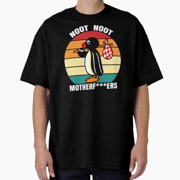Vista previa del artículo con la obra «Noot Noot Pingu, regalo divertido Noot Noot, Pingu Noot Noot Motherf», diseñado y vendido por Ake10.